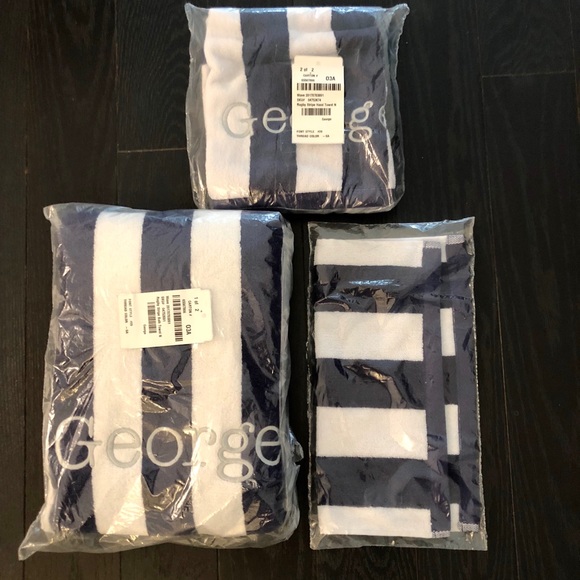 Pottery Barn Kids Bath Monogrammed Towel Set New Poshmark